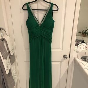 Green beautiful dress!